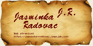 Jasminka Radovac vizit kartica